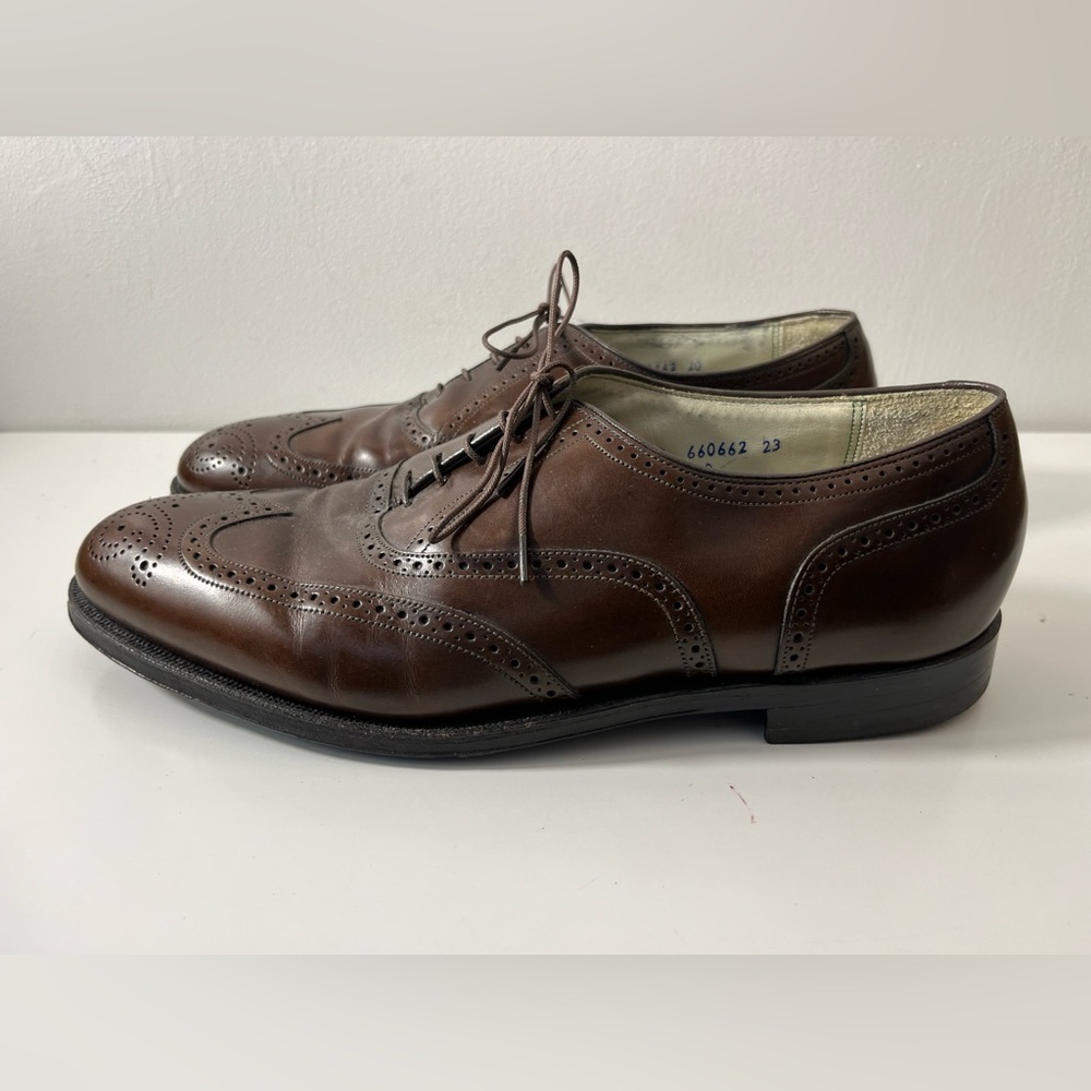 Florsheim Imperial Men’s Size 11 D Brown Leather Oxford Brogue Dress Shoes